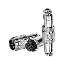 Gx16 conector de tomada de aviação, conector macho e fêmea com 16mm, conector circular, tomada GX16-2/3/4/5/6/7/8