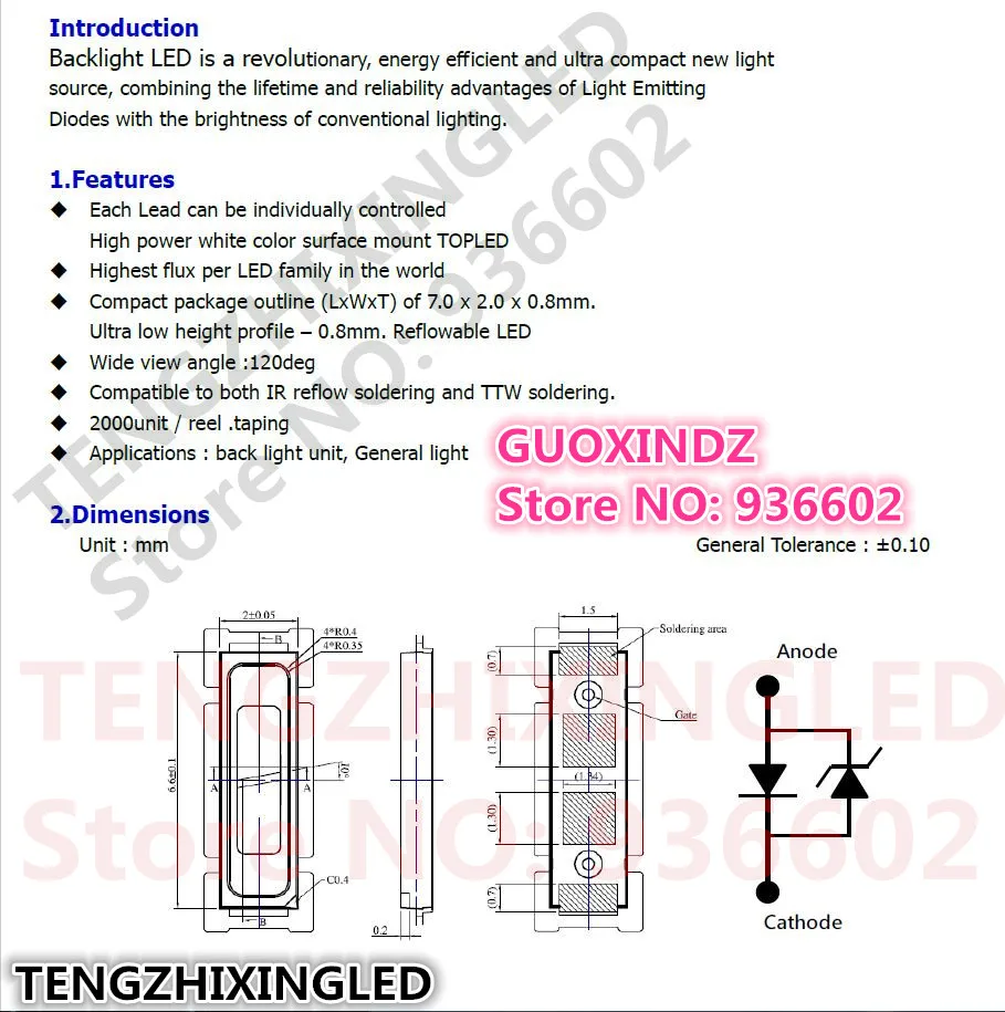 Lumenmax Led Backlight 0 6w 70 6v Cool White 68lm Xt2 70bblg Kz Lcd Backlight For Tv Tv Application El Products Aliexpress