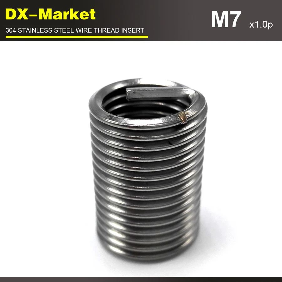 m7*1D *1.0P , 100pcs , fine thread Damaged Thread Repair , 304 high