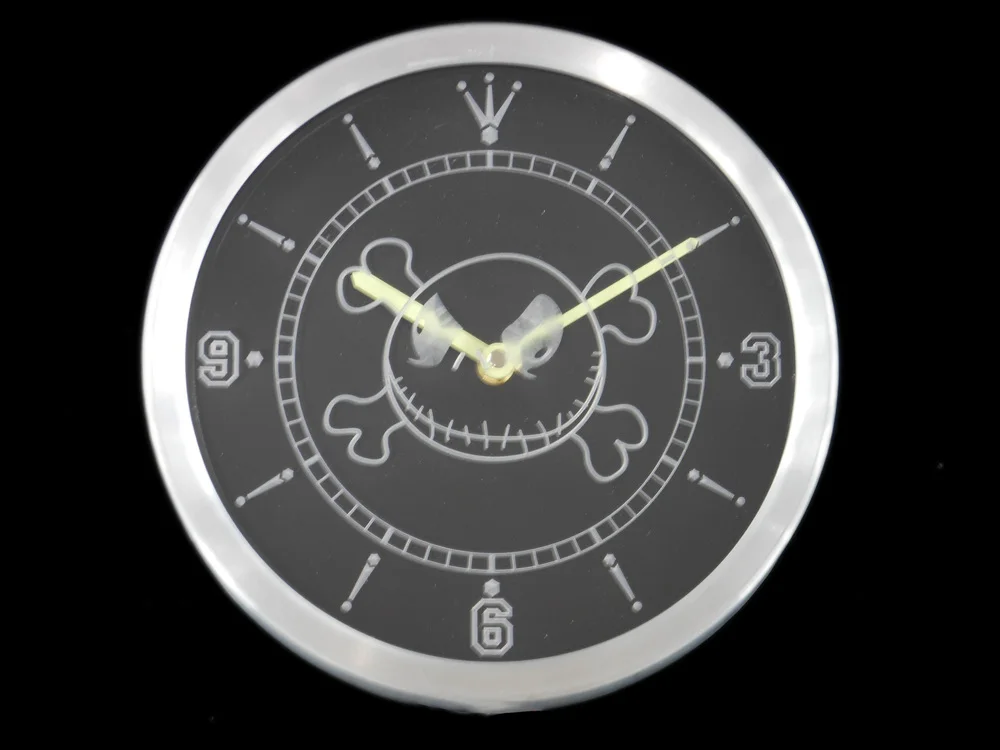  nc0215 Nightmare Before Christmas Jack Neon Light Signs LED Wall Clock - 32842921583