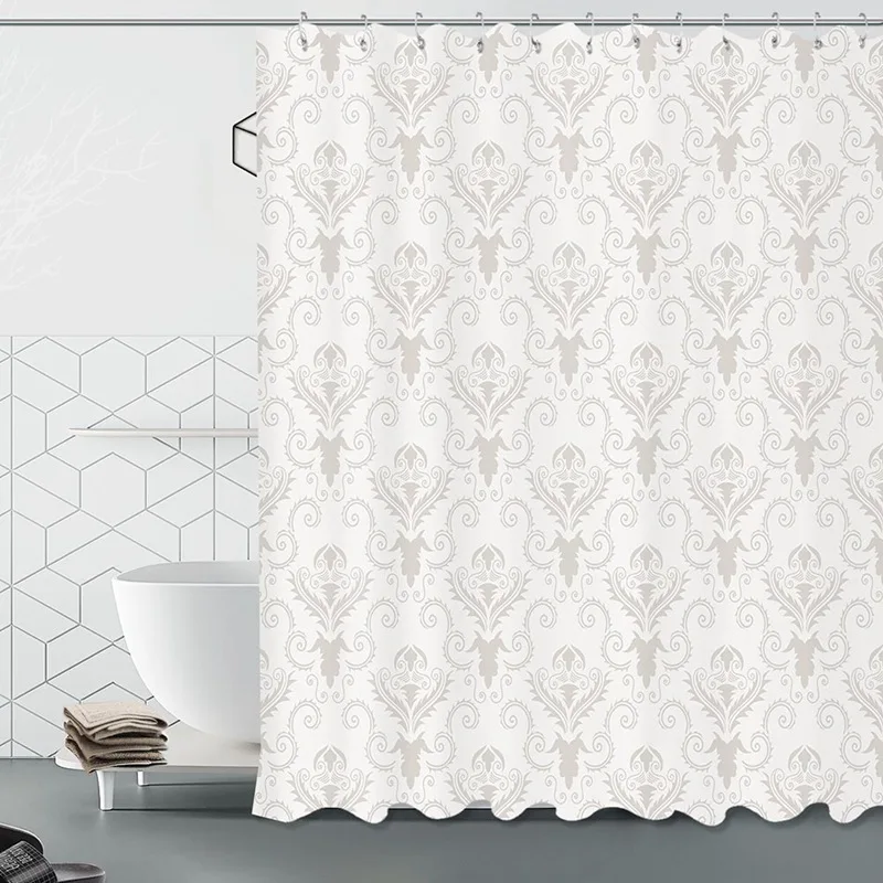 

NEW Shower Curtain Bathroom Shower Curtain Bath Screens Waterproof Moldproof Plastic Shower Curtains Bath Room Curtain with hook