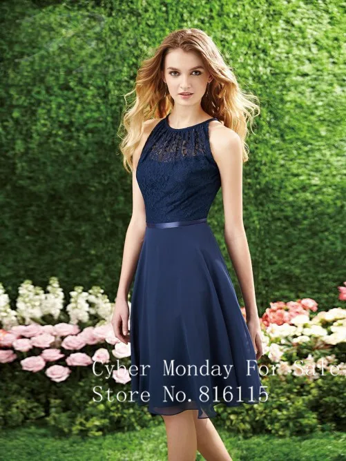 Online Get Cheap Navy Short Bridesmaid Dresses -Aliexpress.com ...