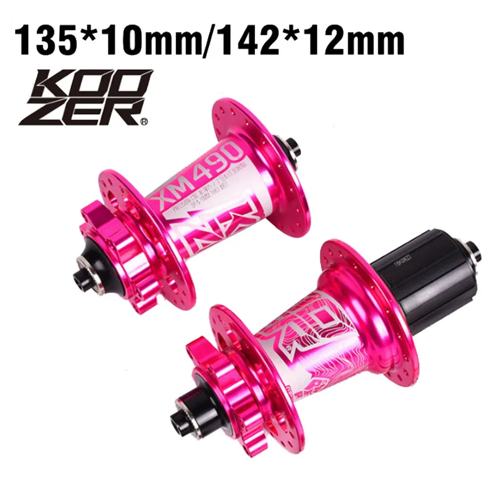 Ступицы Koozer XM490 4bearing MTB горный велосипед ступица задняя 10*135 мм QR 100*15 12*142 Thru 32
