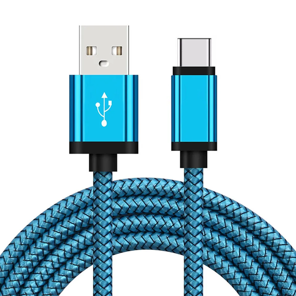 

USB Type C Charging Cable For Samsung Galaxy S8 S9 A8 2018 A80 A50 A5 A7 2017 1/2/3 Meter Long Mobile Phone Charger Short Cords