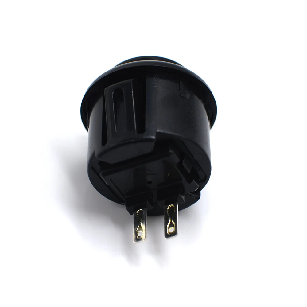 24mm Black Round Arcade Push Button (4)