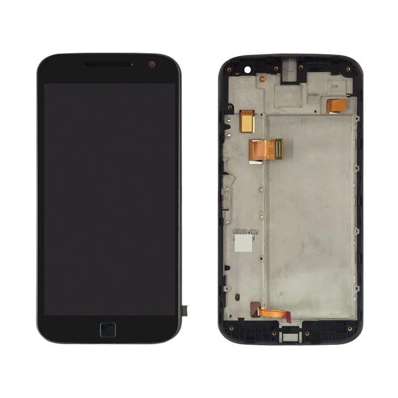 

For Motorola Moto G4 Plus LCD DIsplay + Touch Screen Digitizer Assembly With Frame White/Black Free Shipping