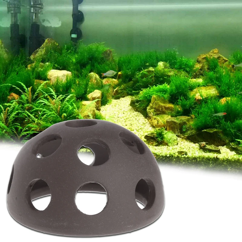 Aquarium Fish Tank Artificia Ceramic Rock Cave Shelter Hiding Spots