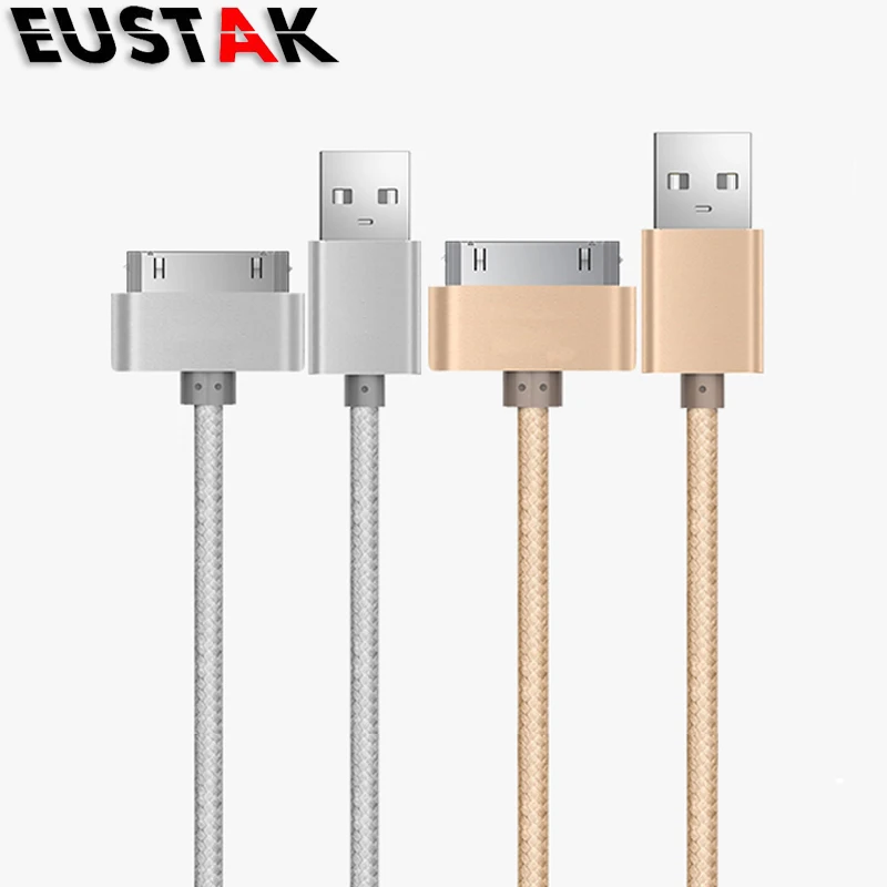 Eustak 1 м 30 Pin USB кабель для зарядки данных для iphone 4 кабель для зарядки USB кабель для быстрой зарядки для iphone 4s 4 iPad 2 3 IPOD зарядное устройство