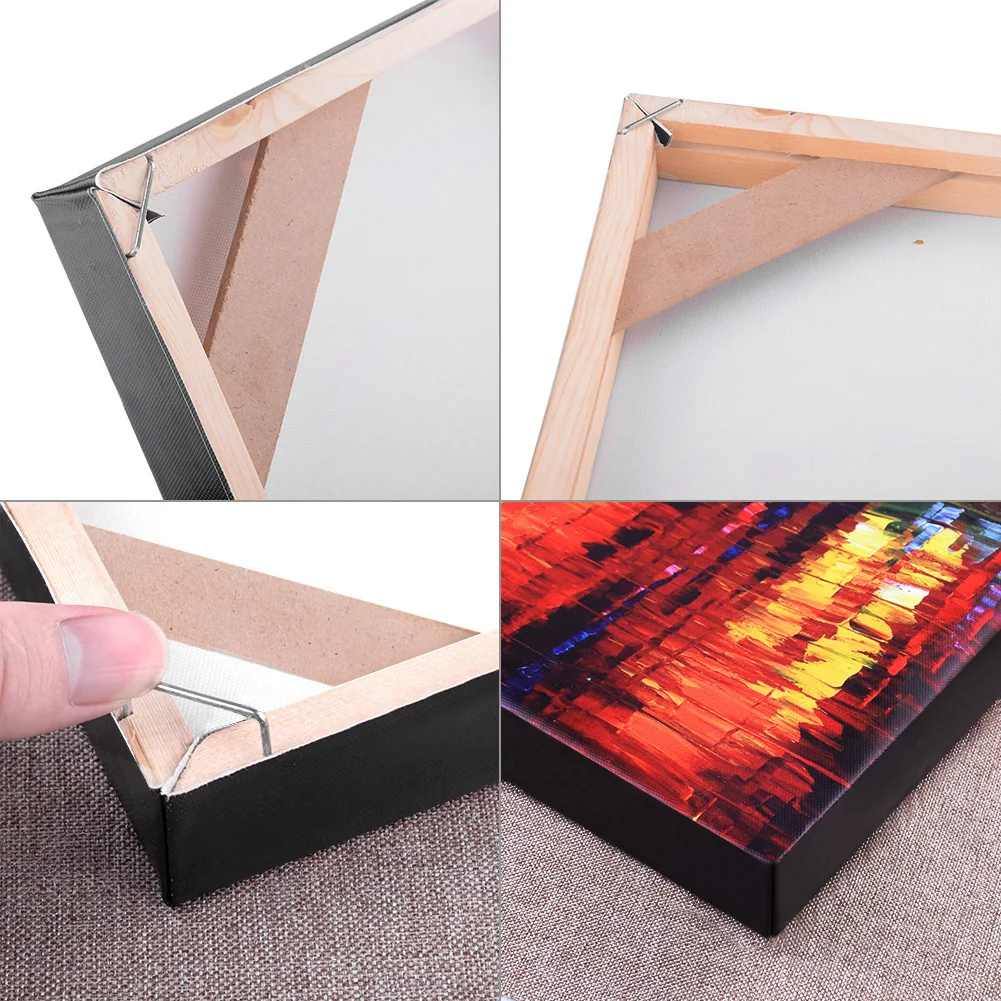 Stretcher Strip Diy Wood Bar Frame For Canvas Print Painting Gallery