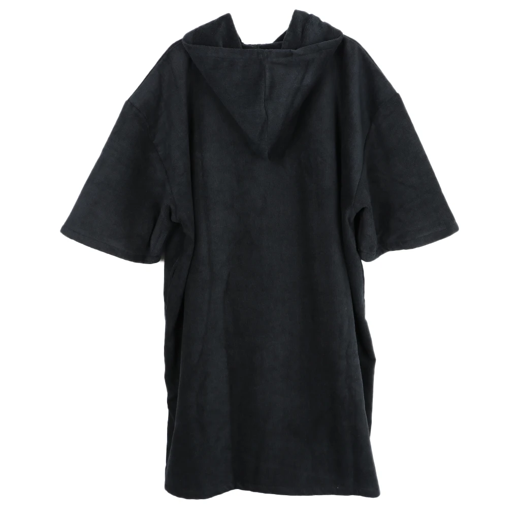Microfiber Wetsuit Changing Robe Poncho with Hood, Quick Dry Hooded Towels for Swim, Beach Surf Poncho Compact & Lightweight