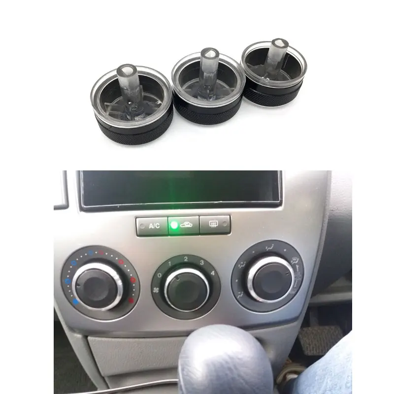 

3pcs/set Air Conditioning Knob AC Knob Heater Climate Control Buttons For Mazda 6 2006 to 2015 Car Accessories