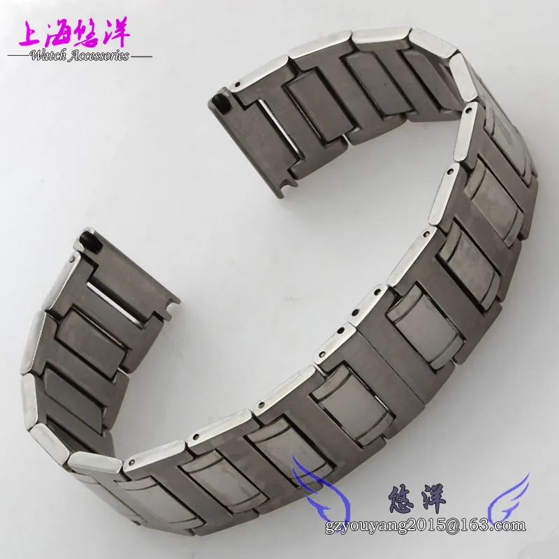 Solid stainless steel bracelet 22 mm steel belt fit men s watch