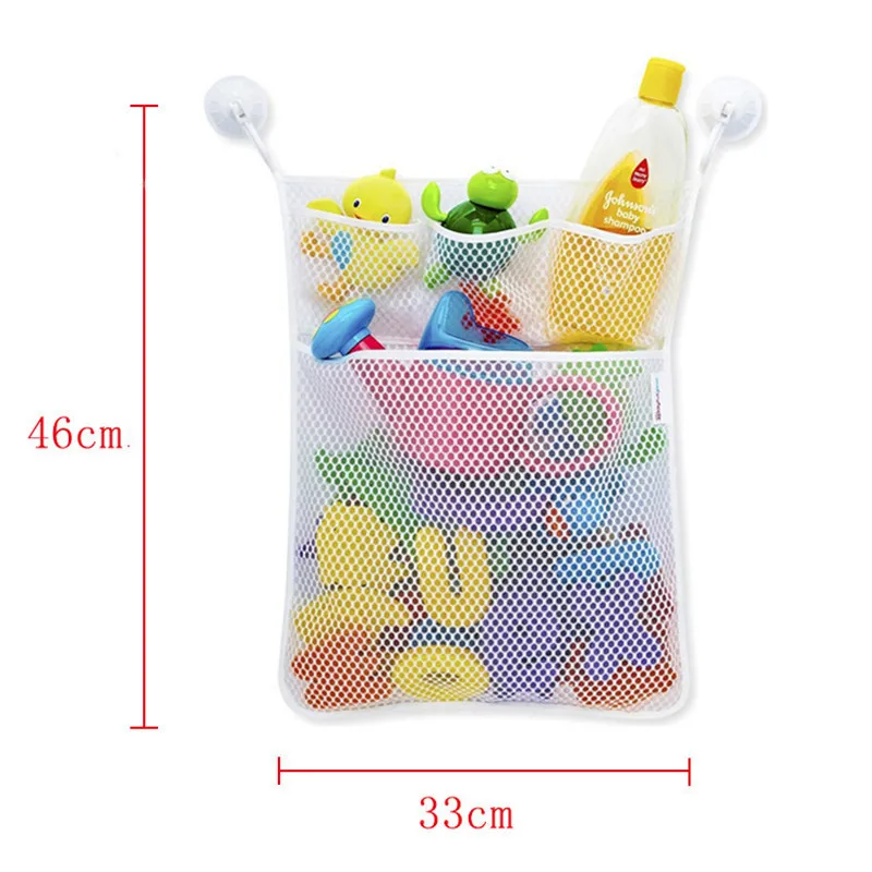 Детские игрушки для ванной, аккуратная складная сумка для хранения, кукла для ванной, Сетчатая Сумка, Сетчатая Сумка для организации игрушек для детей