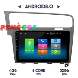 10,2 дюймов 2 din Android 8,0 7,1 dvd-плеер автомобиля gps Навигация головного устройства для Volkswagen VW GOLF 7 2013- 2018 стерео Мультимедиа