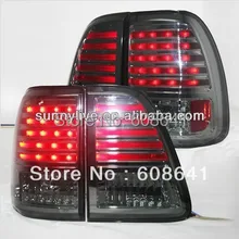Для TOYOTA Prado FJ100 светодиодный задний фонарь 2004-2008 дымчатый черный цвет