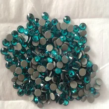 blue zicron color of hot -fix crystal size 2mm with 1440 pcs per pack ss6 ;dmc strass of high quality shiny stone