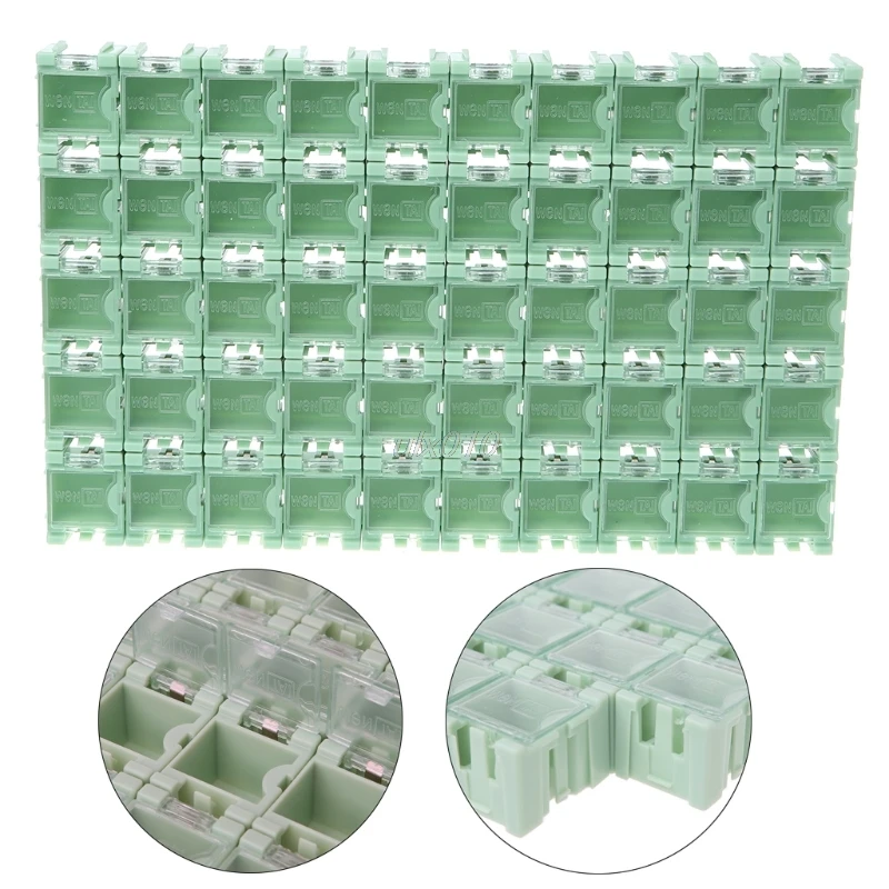 50 шт./компл. SMD SMT электронный компонент Контейнер Мини ящики для хранения