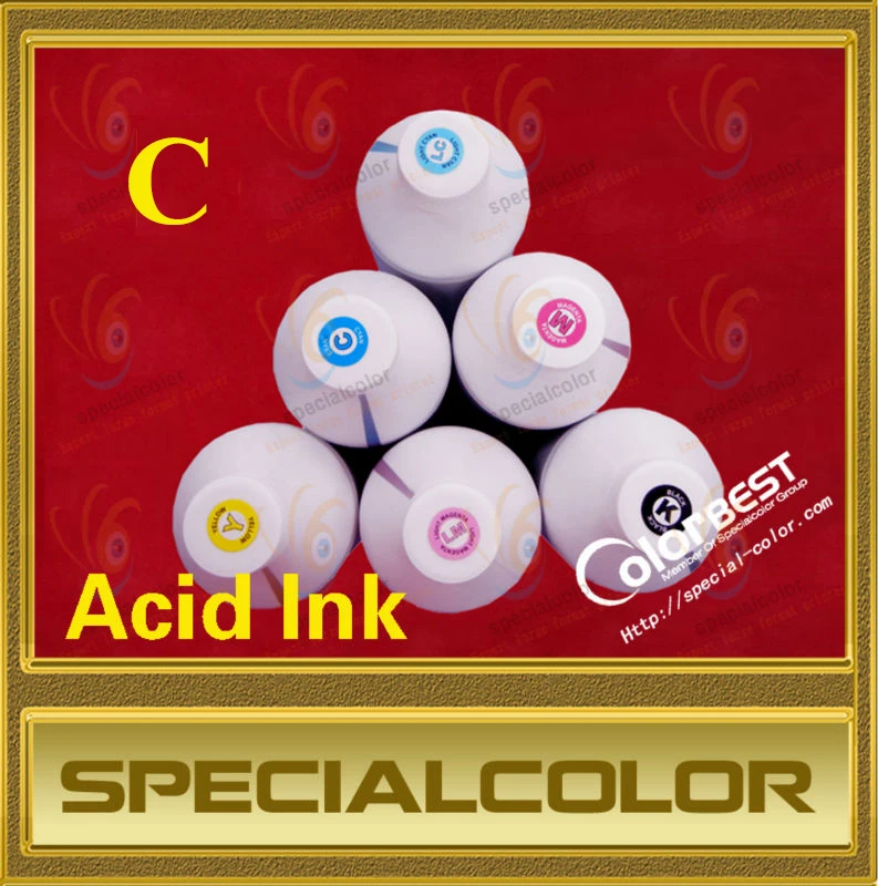 

New Arrival! 1000ml Textile Acid Ink for Digital Printing Color Cyan