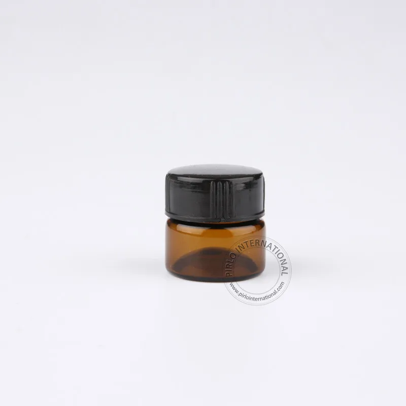 

Free Shipping Travel Portable Makeup Tools 50 x 5ml Amber Glass Bottles 5g Empty Sample Display Vials Small Cosmetic Packaging