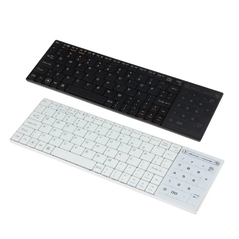 Ultra-thin Wireless Bluetooth Keyboard Touchpad Portable with Sensitive Mouse Touchpad Scrolling Bar For Windows IOS Android PC