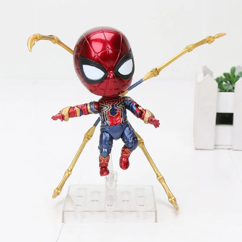 

the Avengers figure Nendoroid 1037 Endgame Iron Spiderman PVC Action Figure Iron Spider SuperHero Collectible Model toys