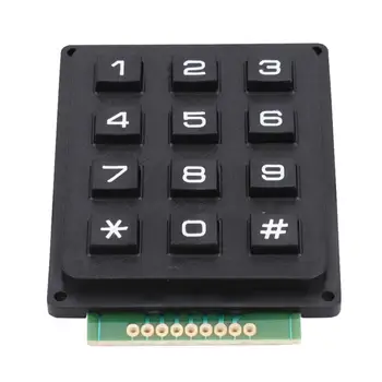 

Keyboard Modules with 12 Keys 3x4 Push Buttons External Keypad for MCU Keyboard