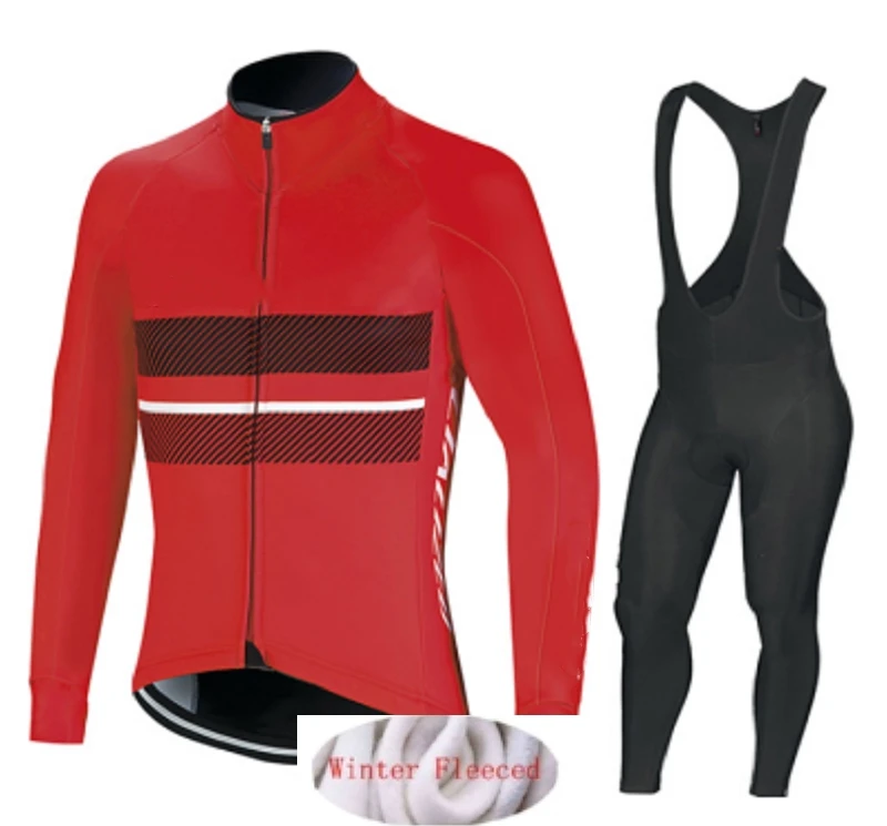 

2019 New Pro Team Winter thermal fleece Cycling Clothes NW men's Jersey suit outdoor riding bike MTB clothing warm Bib Pants set