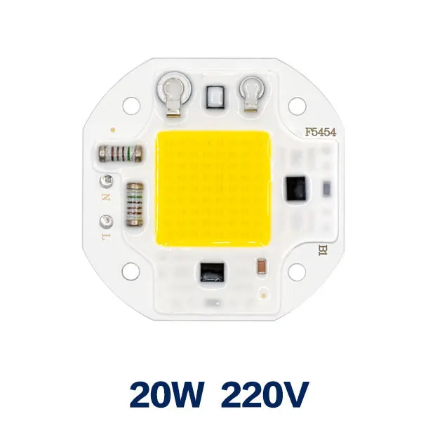 Светодиодный прожектор Водонепроницаемый IP66 IP6510W 20 Вт 30 Вт 50 Вт отражатель лампа Smart IC 220 В светодиодный наружный прожектор - Испускаемый цвет: LED CHip 20W