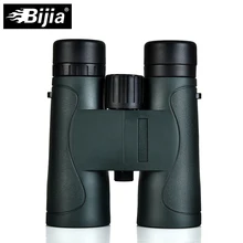 BIJIA Military HD 10x42 dalekohled Profesionální nepromokavý lovecký dalekohled Vysoká kvalita Vision Eyeguard Armáda Green / Black