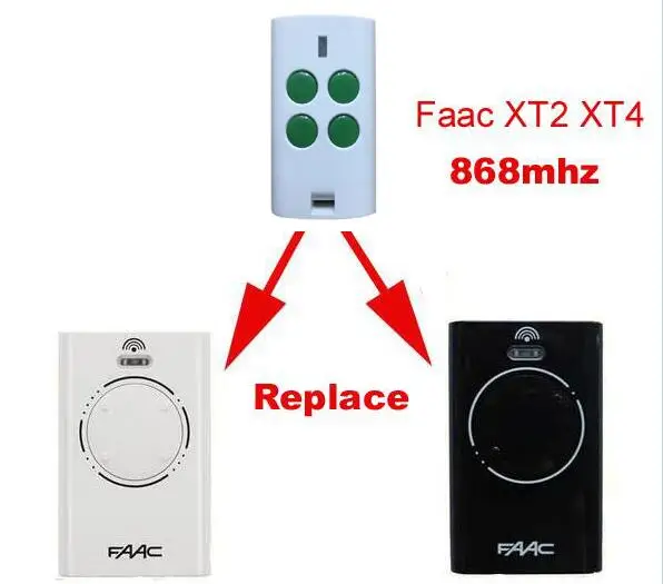 

For FAAC XT2 XT4 868 SLH LR replacement garage door remote control 868MHZ high quality