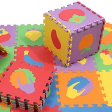 10 шт. Набор 30*30 см EVA Коврик-пазл детский игровой коврик-пазл Детские поролоновые напольные коврики с цифрами и буквами коврик с животными для спальни