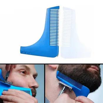 

Beard Shaping Template Comb Tool Beard Beauty For Perfect Lines And Symmetry NEW with Barcode printing and Cardboard Package