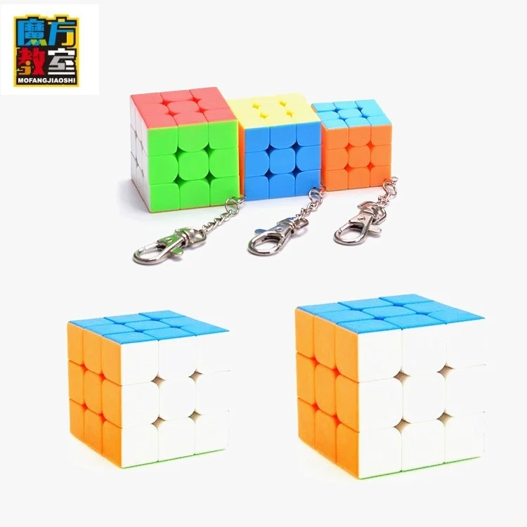 

Mofangjiaoshi 3x3x3 Mini Cube Stickerless Small Speed Puzzle 3cm 30 35 40 45 50 56 mm Cubes Key Chain Toys For Kids Hand carry