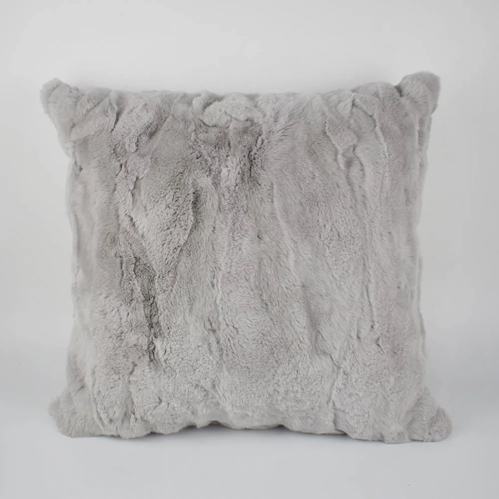 rex rabbit fur pillow 1