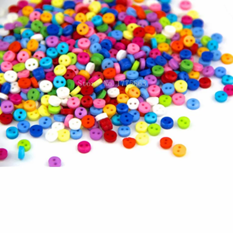 150pcs plastic buttons mix colors DIY craft ornament sewing accessory