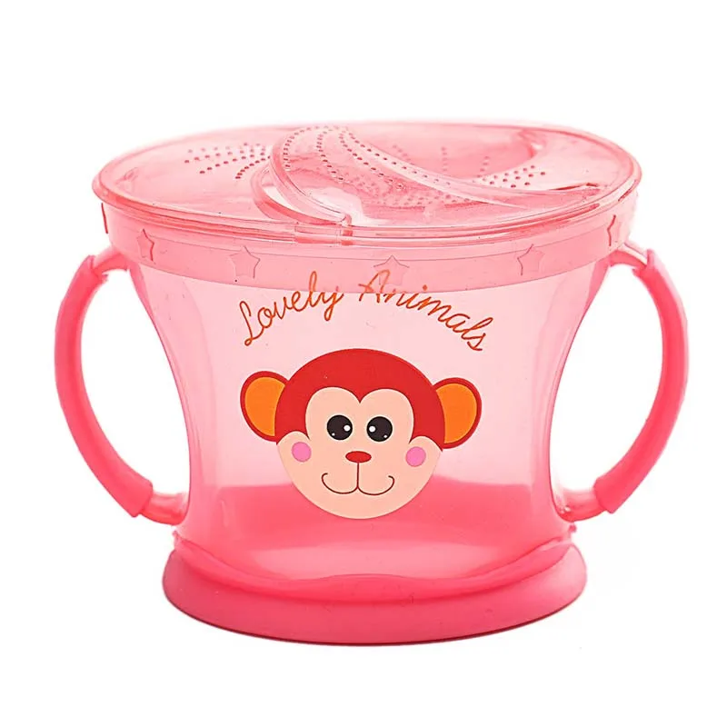 Baby Kids Snack Catcher cup Safe Snacks Cup Non Spill Snack Cup