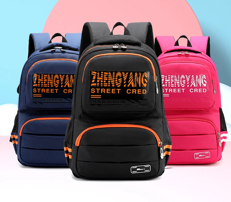 

Fashion Student School Bags For Teenage Boys Big Capacity Backpack Waterproof Kids Book Pack Satchel Mochila Child Shoulder Bag