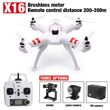 NEW Bayang X16 Brushless FPV Drone Headless Mode 300M Distance With 2MP Wifi Camera Or 14MP