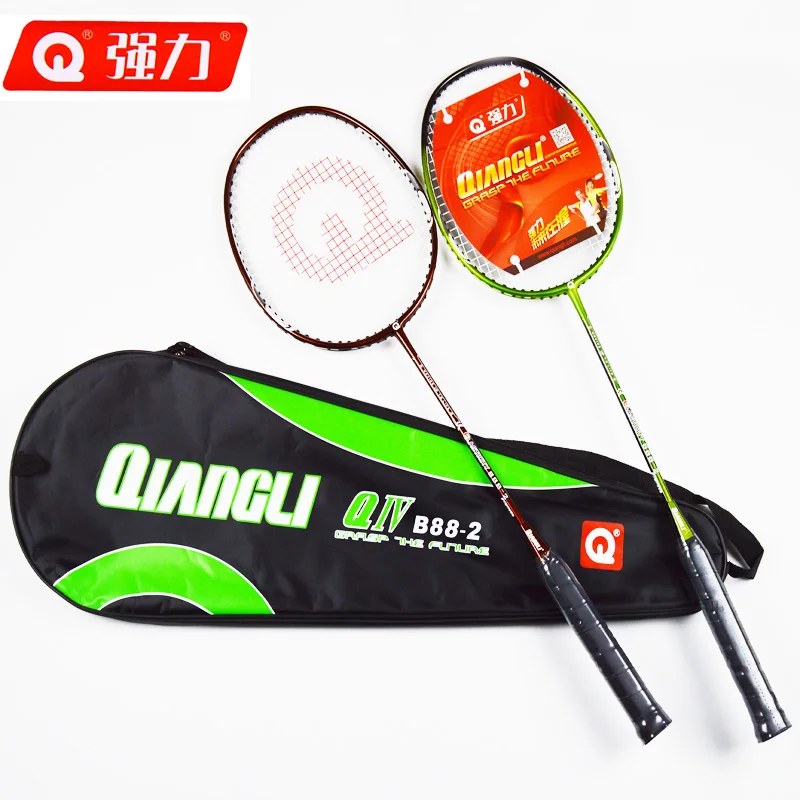 2 шт./пара Аутентичные Qiangli B88 ракетка для бадминтона|raquette badminton|raquetas de badmintonbadminton