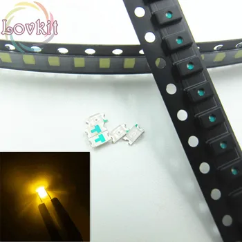 

100pcs 0603 SMD Yellow led SMT LEDS Light Diode 585-595nm High Quality Chip lamp beads DIY Retail