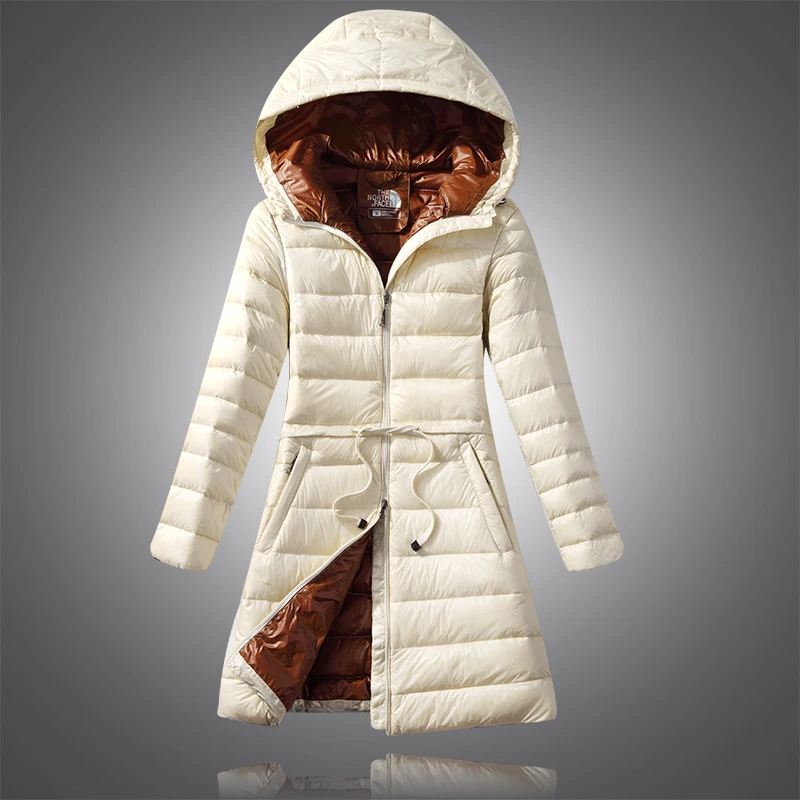 2017 Fashion Waterproof Black Zipper Outwear Light Pink Fur Inside