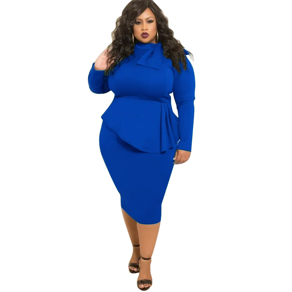 Zmvkgsoa с длинным рукавом 4XL 5XL Vestidos плюс Размеры платье Для женщин большой S