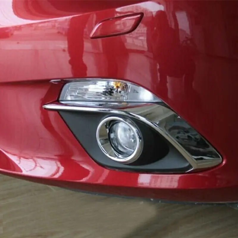Передние противотуманные фары для MAZDA 3 Axela 2014 2015 BM BY ABS хромированные задние