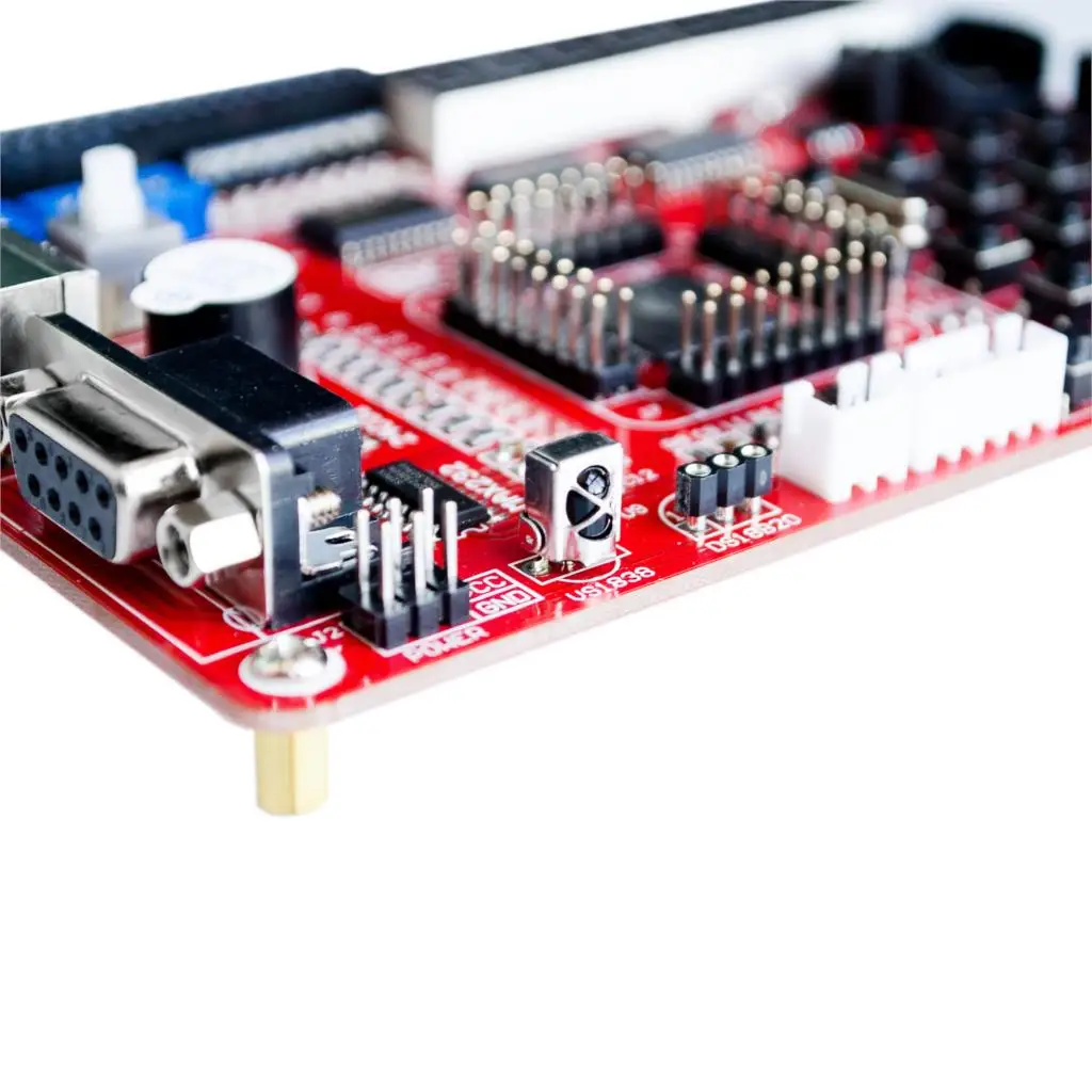 Красная корона специальные AVR макетная плата ATMEGA128 обучающая доска Экспериментальная доска супер экономичная