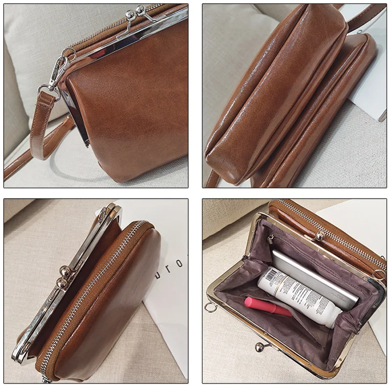 women bags vintage PU leather bag (5) 2