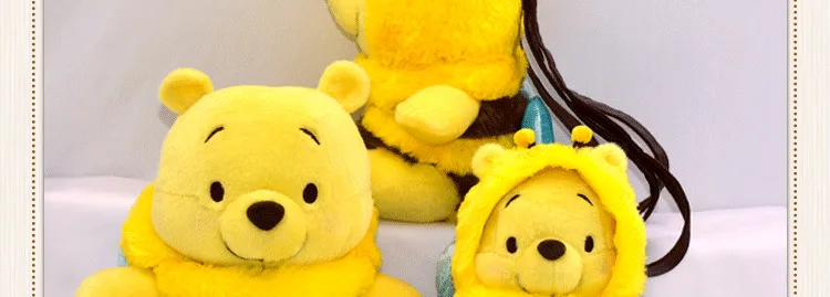 Kawaii Winnie cosplay Bee Bear, плюшевая игрушка, кукла, рюкзак, мягкие плюшевые куклы, игрушки, подарки на день рождения для детей, маленьких девочек