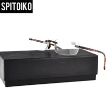 SPITOIKO очки без оправы пластиковые TR90 мягкие очки для чтения дальнозоркость очки+ 100~+ 400 6635