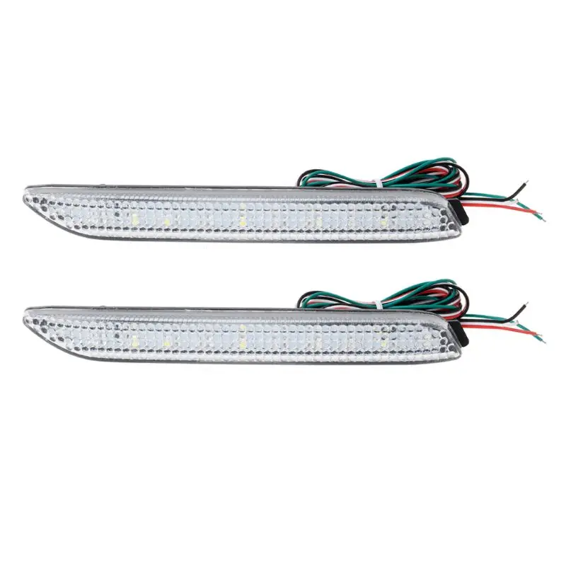

2Pcs LED Tail Braking Lamp Brake Rear Bumper Reflector Warning Stop Light For Toyota Camry 2009 2012 Innova/ISF/GX470/RX300
