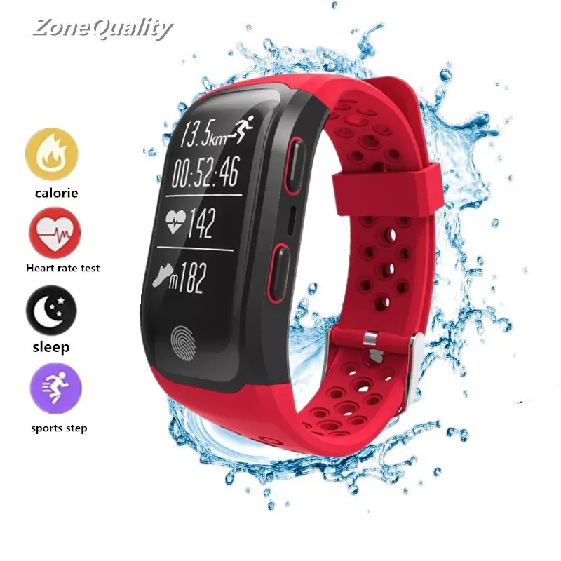 ZoneQuality фитнес-трекеры часы gps Heart Rate трекер сна шагомер IP68 водостойкий смарт-браслет iPhone и Android