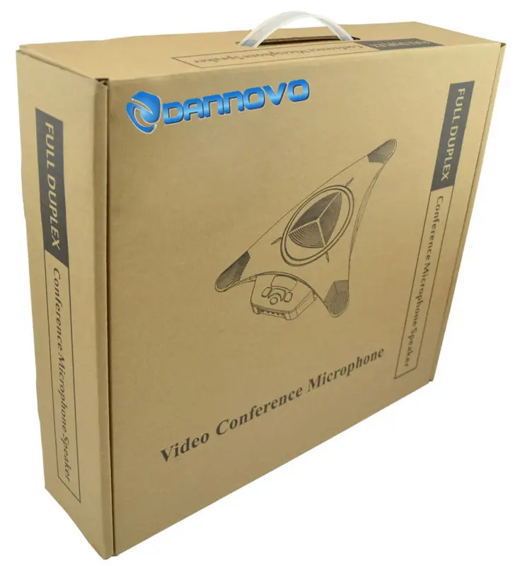 DANNOVO Video Conference Microphone Speakerphone, 3x Microphones, HiFi Function, Echo Cancellation(DN-MIC03)